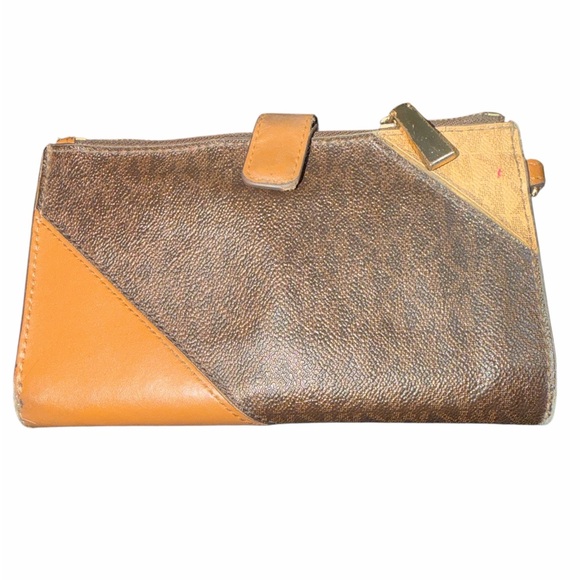 Michael Kors Bedford logo striped crossbody signature print with matching wallet - Picture 5 of 5